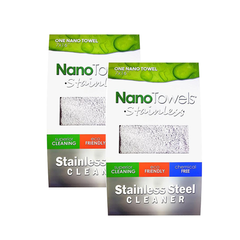 *NanoTowels Stainless Steel Cleaning Towel 2-Pack Special*