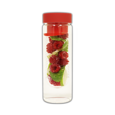 Fruit Infuser Glass Water Bottle - OUT OF STOCK