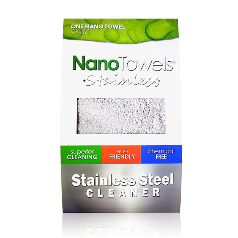 NanoTowels Stainless Steel Cleaning Towel - Your Safe & Affordable Way To Clean Stainless Steel [VIP Customers Only]