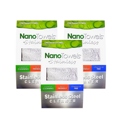 NanoTowels Stainless Steel Cleaning Towel - Your Safe & Affordable Way To Clean Stainless Steel [VIP Customers Only]