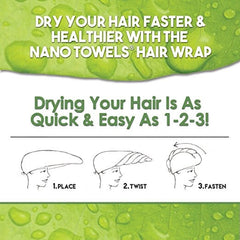 NanoTowel Hair Drying Wrap [Single Pack]