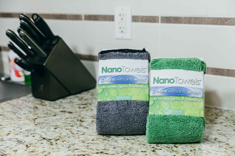 6-Pack NanoTowel (3x Green + 3x Grey)